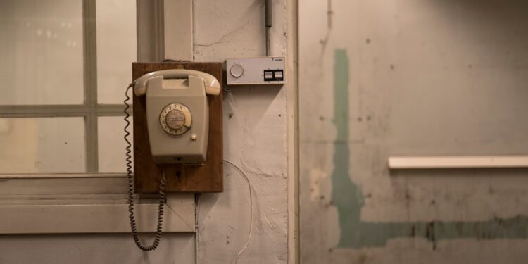 Found this old phone hanging from the walls in one of our last filming locations, thought it looked pretty cool.