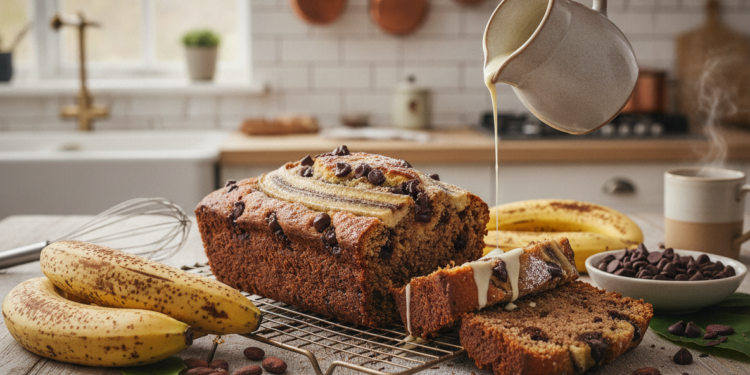 Simpel recept om bananen-chocoladecake elke dag te bakken