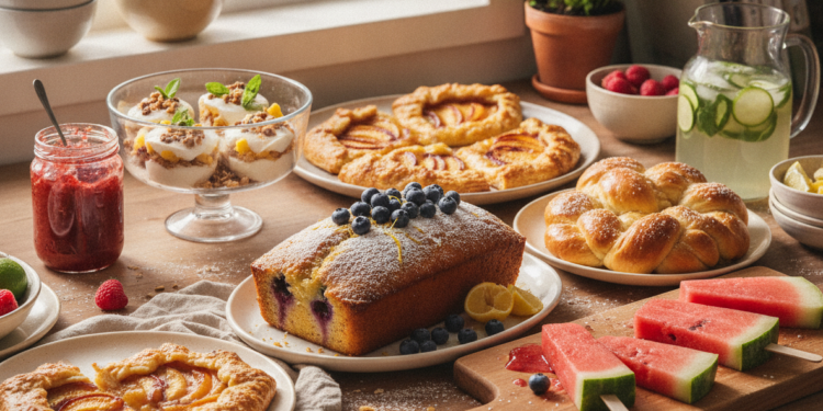Wat bak je in juli met zomerse baksels voor warme dagen