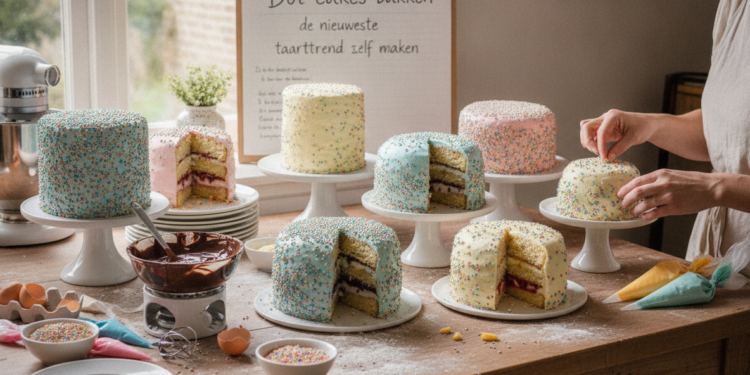 Dot cakes bakken de nieuwste taarttrend zelf maken