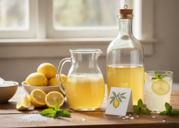Zelf limonadesiroop maken voor warme dagen een huisrecept met citroen